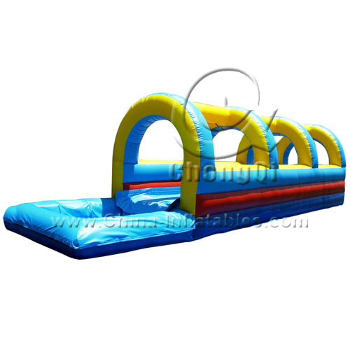 inflatable water park slide tube